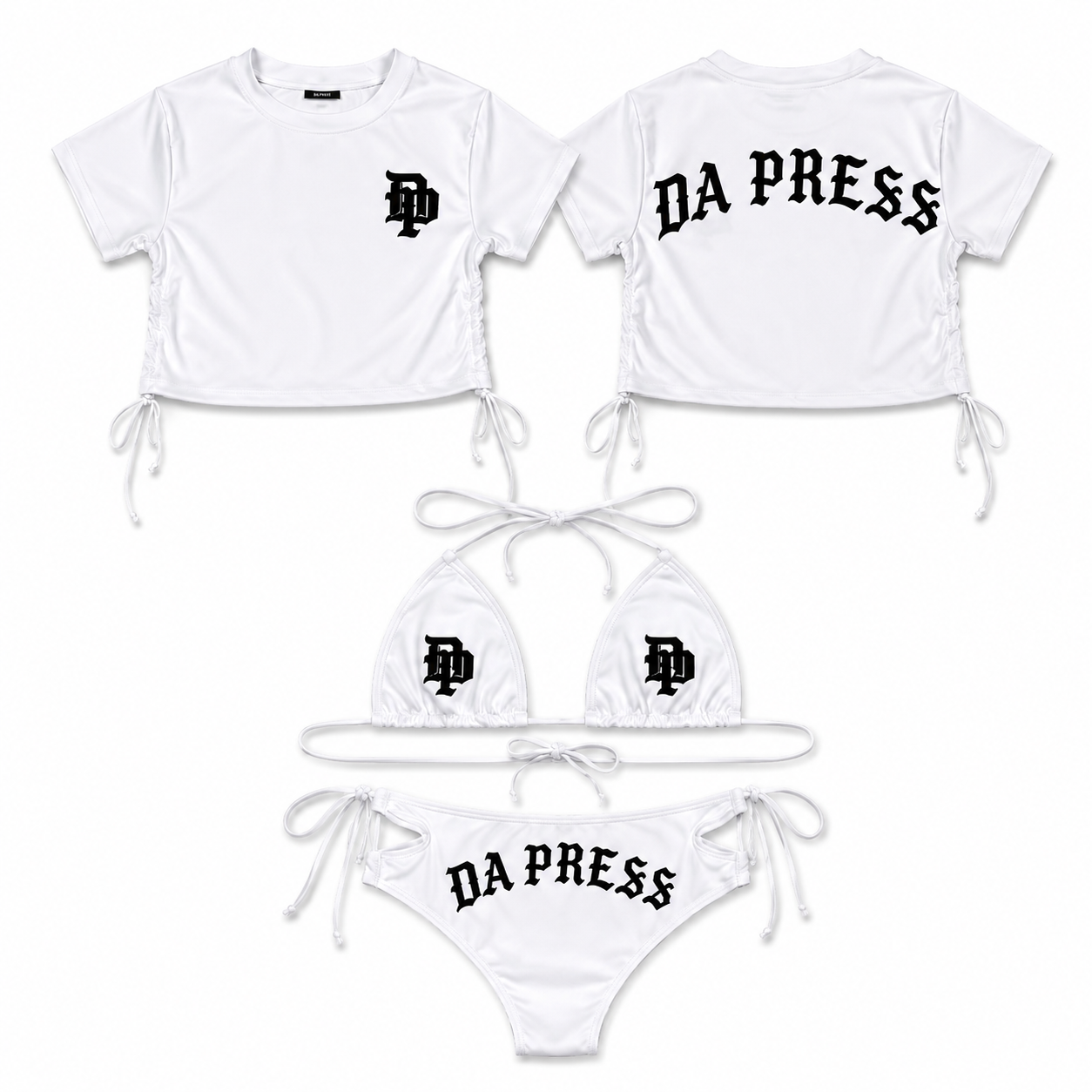 DA PRESS WOMENS COORDINATED SWIMWEAR SET