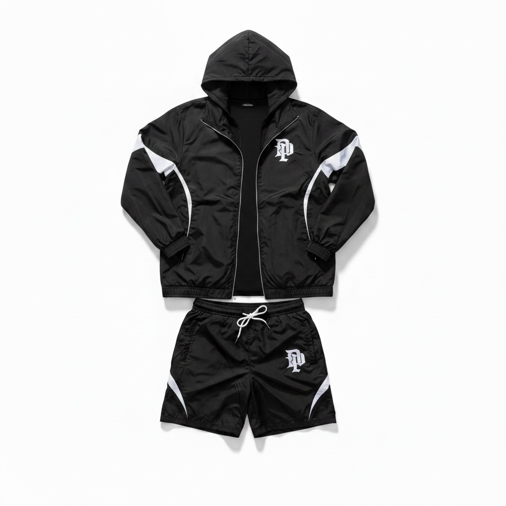 DA PRESS WINDBREAKER SHORT SET